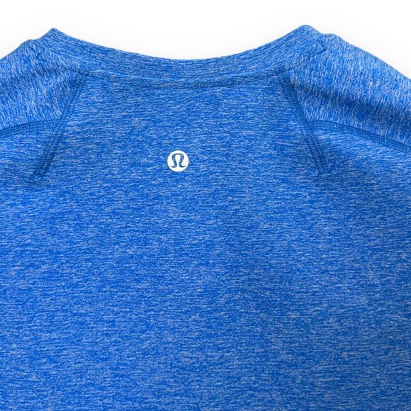 BNWOT Lululemon Surge Warm Crew Silver - Heathered Lakeside Blue - Picture 5 of 5
